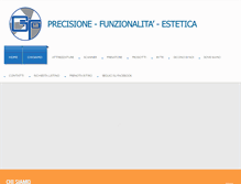 Tablet Screenshot of gtodontotecnica.it